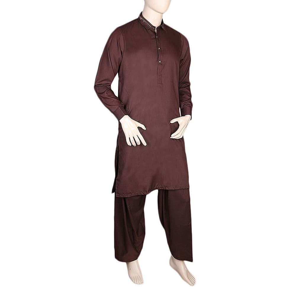 Fancy Shalwar Suit For Men - Maroon, Men, Shalwar Kameez, Chase Value, Chase Value