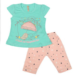Girls Lycra Suit - Sea Green, Kids, Girls Sets And Suits, Chase Value, Chase Value
