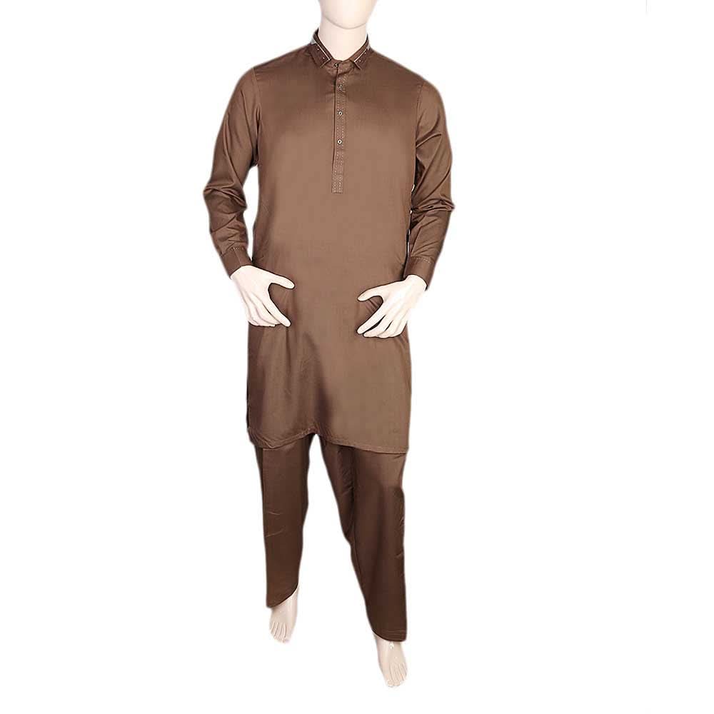 Fancy Shalwar Suit For Men - Brown, Men, Shalwar Kameez, Chase Value, Chase Value