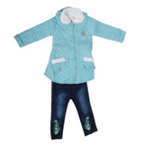 Girls Full Sleeves Tights Suit - Blue, Kids, Girls Sets And Suits, Chase Value, Chase Value