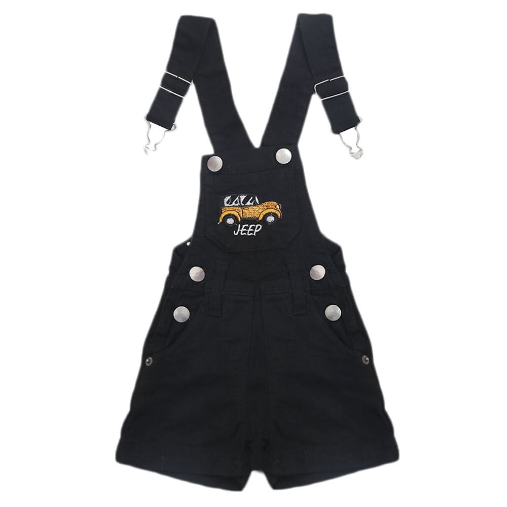 Boys Denim Dungaree - Black, Kids, Boys Shorts, Chase Value, Chase Value