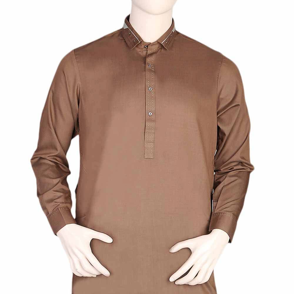 Fancy Shalwar Suit For Men - Brown, Men, Shalwar Kameez, Chase Value, Chase Value