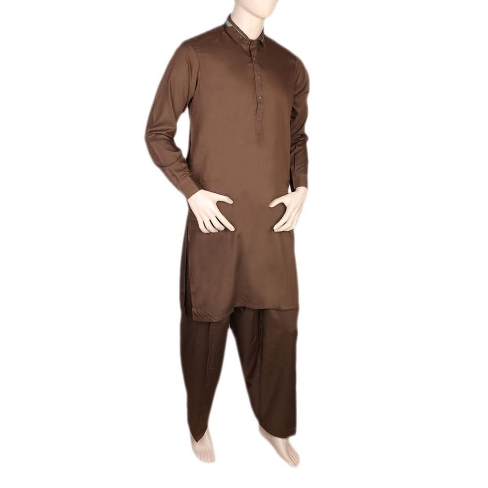 Fancy Shalwar Suit For Men - Brown, Men, Shalwar Kameez, Chase Value, Chase Value
