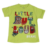 Boys Round Neck Half Sleeves T-Shirt - Green, Kids, Boys T-Shirts, Chase Value, Chase Value