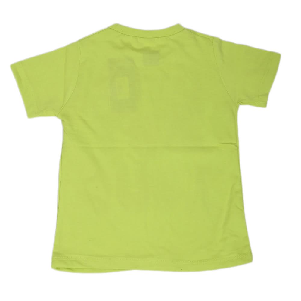 Boys Round Neck Half Sleeves T-Shirt - Green, Kids, Boys T-Shirts, Chase Value, Chase Value