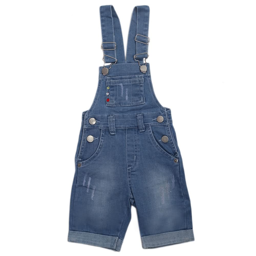 Boys Denim Dungaree - Denim Blue, Kids, Boys Shorts, Chase Value, Chase Value