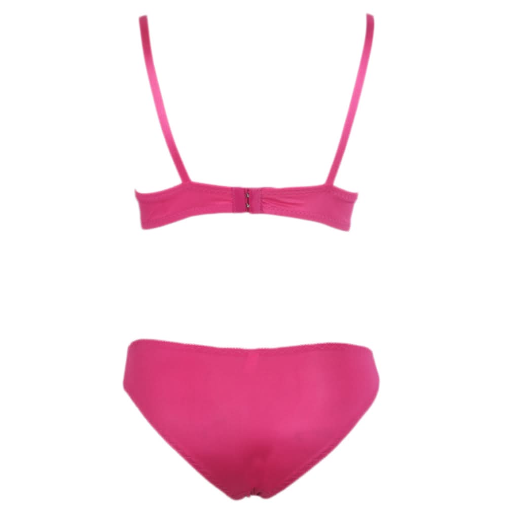 Women's Foam Bra & Panty Set - Dark Pink, Women, Bra And Panty Sets, Chase Value, Chase Value