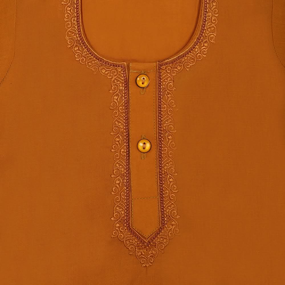 Newborn Boys Shalwar Suit - Mustard, Kids, Newborn Boys Shalwar Suits, Chase Value, Chase Value