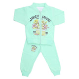 Girls Terry Pajama Suit 1054 Cyan - A, Kids, Girls Sets And Suits, Chase Value, Chase Value
