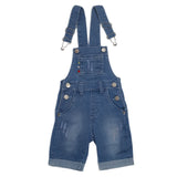 Boys Denim Dungaree - Denim Blue, Kids, Boys Shorts, Chase Value, Chase Value