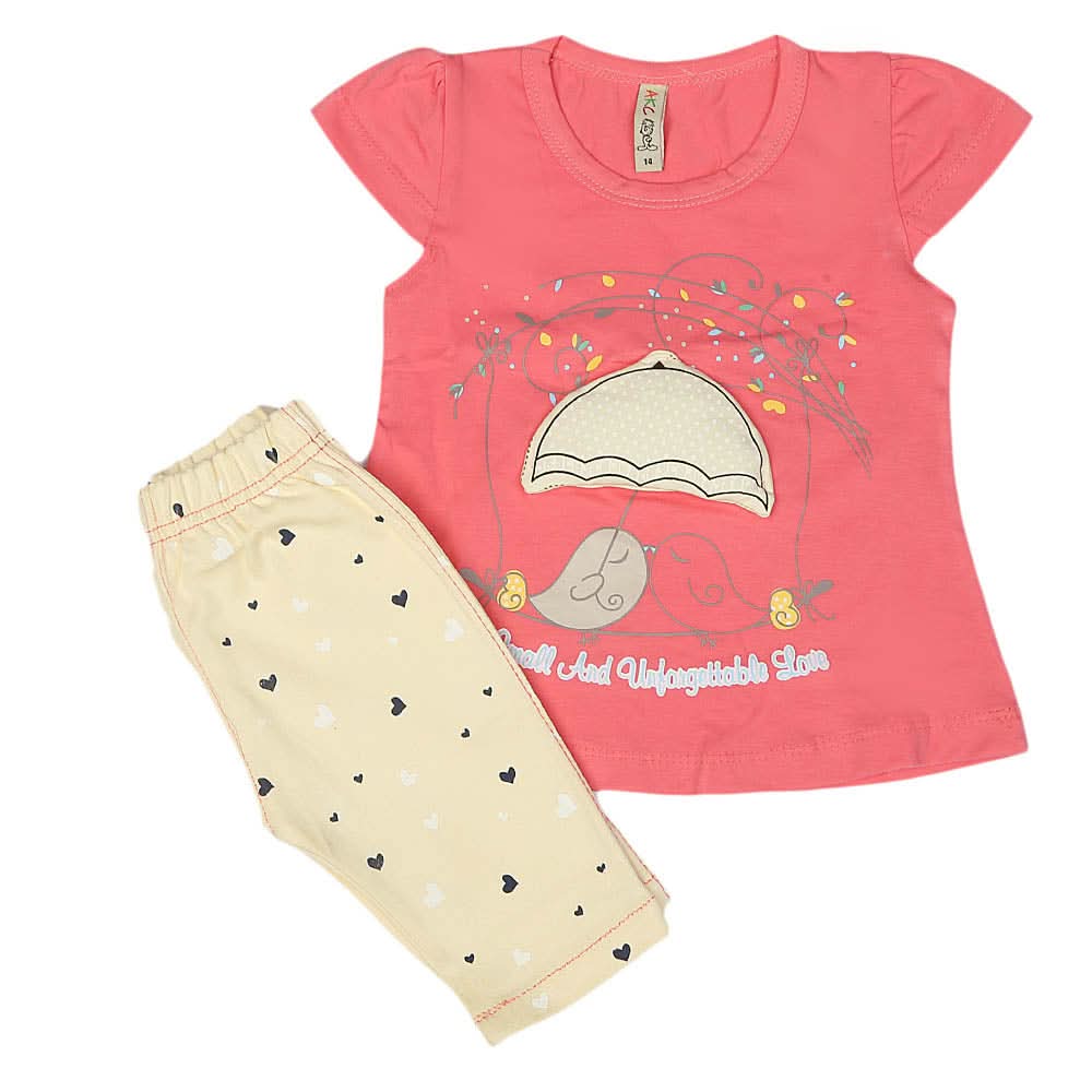 Girls Lycra Suit - Dark Pink, Kids, Girls Sets And Suits, Chase Value, Chase Value