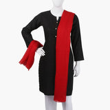 Women's Plain Chiffon Dupatta - Red, Women Dupatta, Chase Value, Chase Value