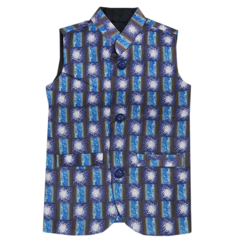 Boys Printed Waistcoat - Multi, Boys Waistcoats, Chase Value, Chase Value