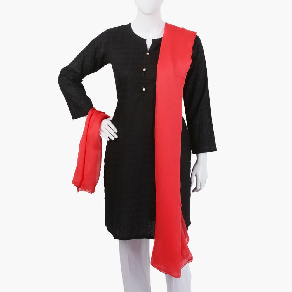 Women's Plain Chiffon Dupatta - T-Pink, Women Dupatta, Chase Value, Chase Value