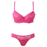 Women's Foam Bra & Panty Set - Pink, Women, Bra And Panty Sets, Chase Value, Chase Value