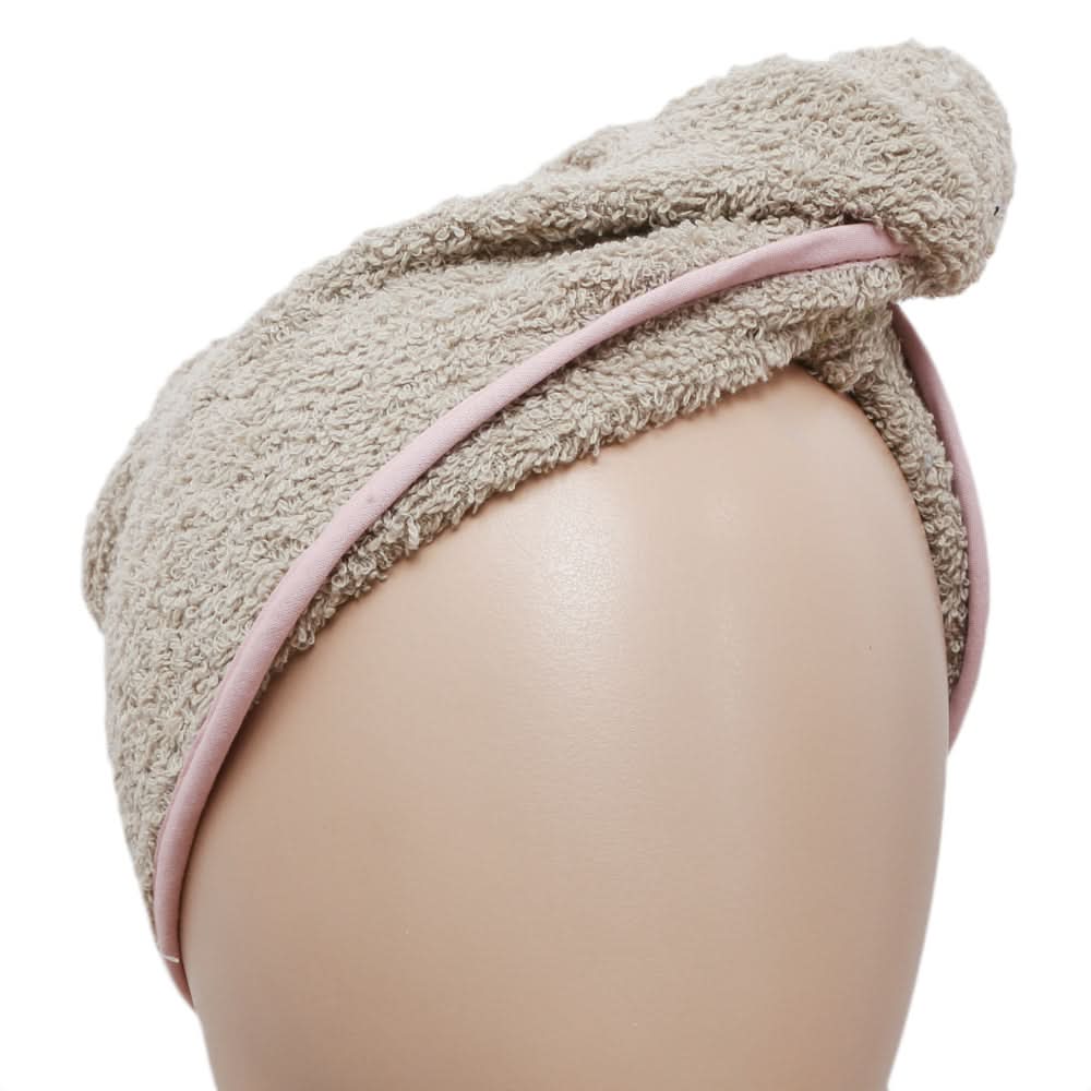 Women's Bath Towel Cap - Beige, Home & Lifestyle, Bath Towels, Chase Value, Chase Value