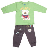 Newborn Boys Full Sleeve Suit (9048) - Green, Kids, New Born Boys Sets And Suits, Chase Value, Chase Value