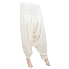 Women's Pleated Tulip Trouser - White, Women, Pants & Tights, Chase Value, Chase Value