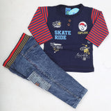 Newborn Boys Full Sleeve Suit (9028) - Navy Blue, Kids, NB Boys Sets And Suits, Chase Value, Chase Value