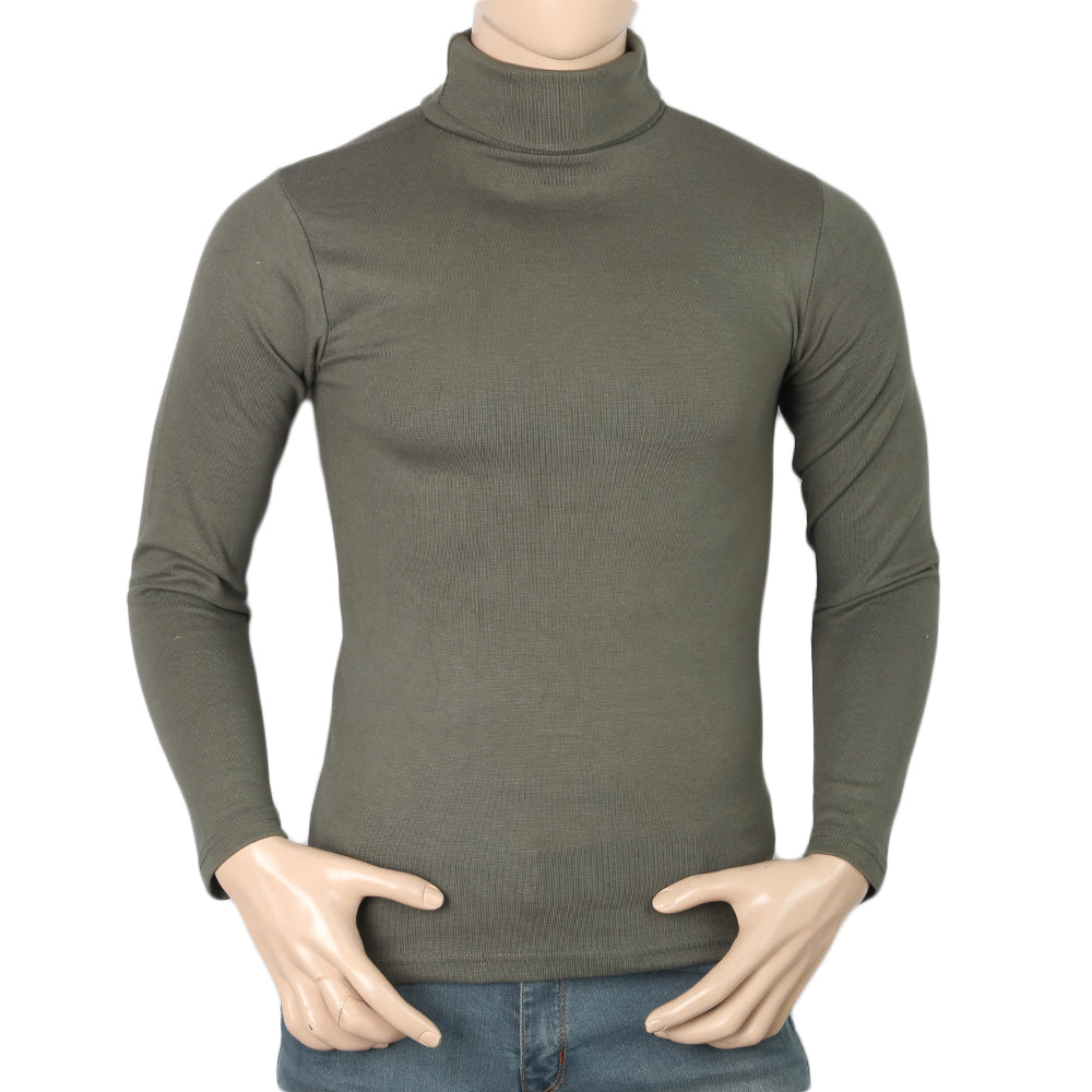 Men's Full Sleeves High Neck - Green, Men, Sweater and Sweat Shirts, Chase Value, Chase Value