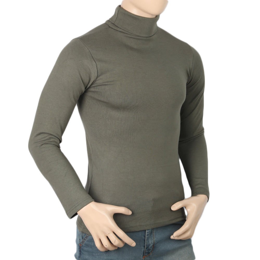 Men's Full Sleeves High Neck - Green, Men, Sweater and Sweat Shirts, Chase Value, Chase Value