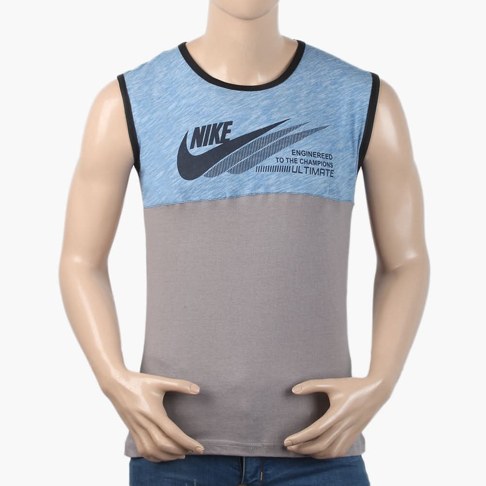 Men's Sleeveless T-Shirt - Blue, Men's T-Shirts & Polos, Chase Value, Chase Value
