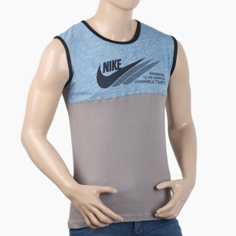 Men's Sleeveless T-Shirt - Blue, Men's T-Shirts & Polos, Chase Value, Chase Value