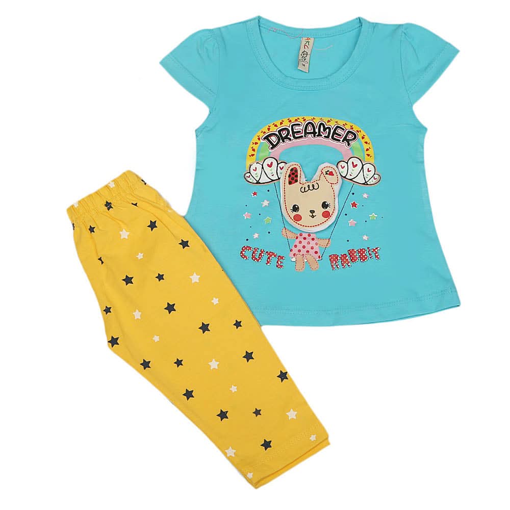 Girls Lycra Suit - Blue, Kids, Girls Sets And Suits, Chase Value, Chase Value