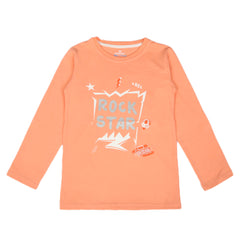 Eminent Boys Full Sleeves T-Shirt - Peach, Boys T-Shirts, Eminent, Chase Value