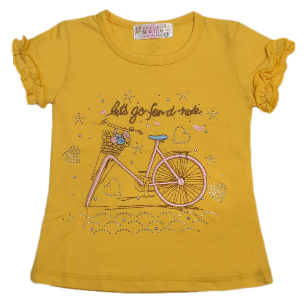 Girls T-Shirt - Yellow, Kids, Girls T-Shirt, Chase Value, Chase Value