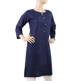 Women's Khaddar Kurti - A - Navy Blue, Women, Ready Kurtis, Chase Value, Chase Value