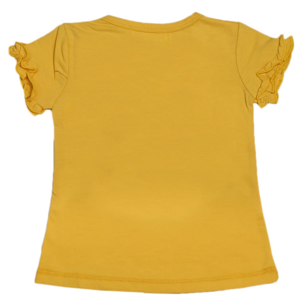 Girls T-Shirt - Yellow, Kids, Girls T-Shirt, Chase Value, Chase Value