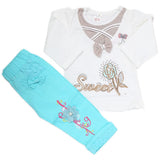 Newborn Girls Full Sleeve Suit - White, Kids, NB Girls Sets And Suits, Chase Value, Chase Value