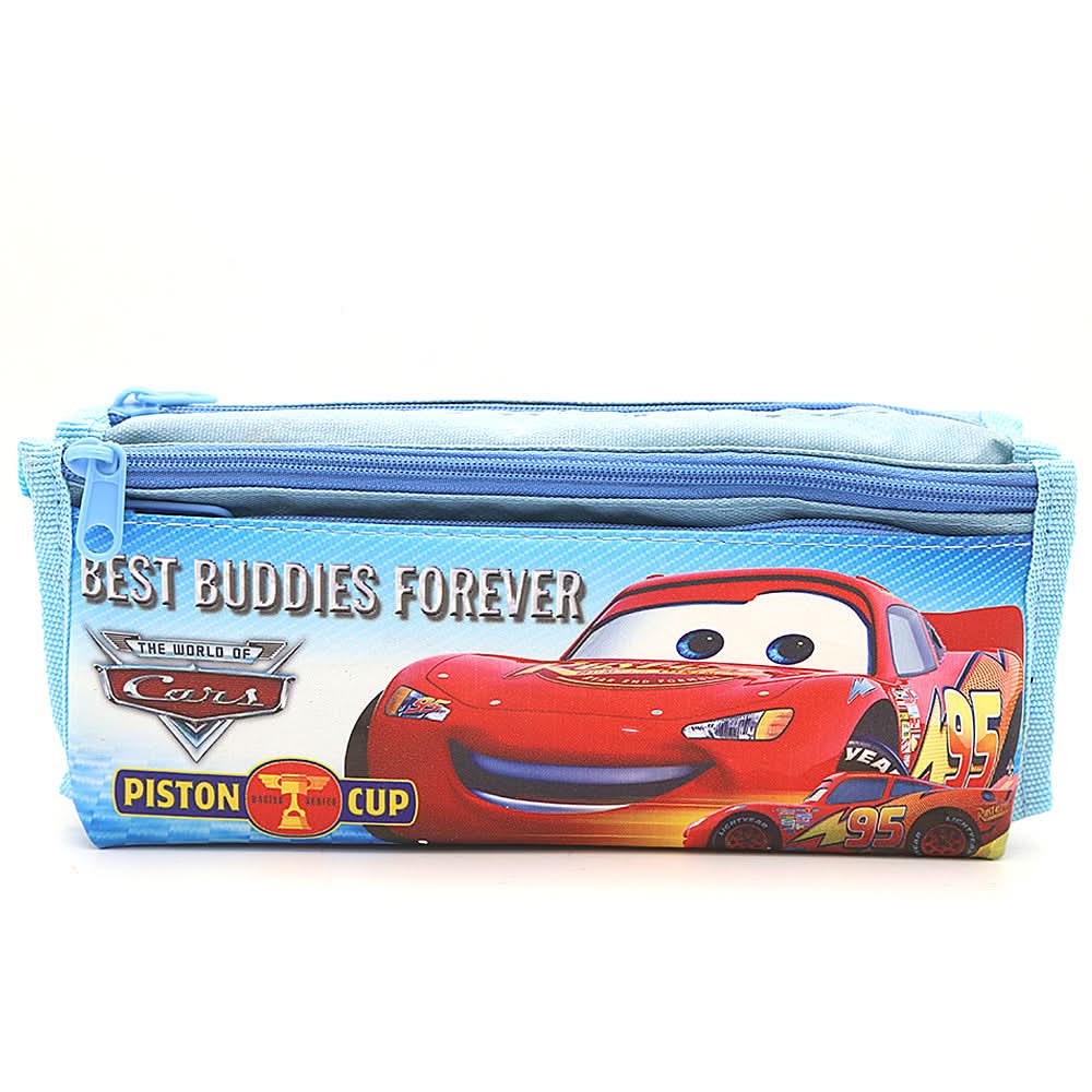 Cars Pencil Pouch - Blue, Kids, Pencil Boxes And Stationery Sets, Chase Value, Chase Value