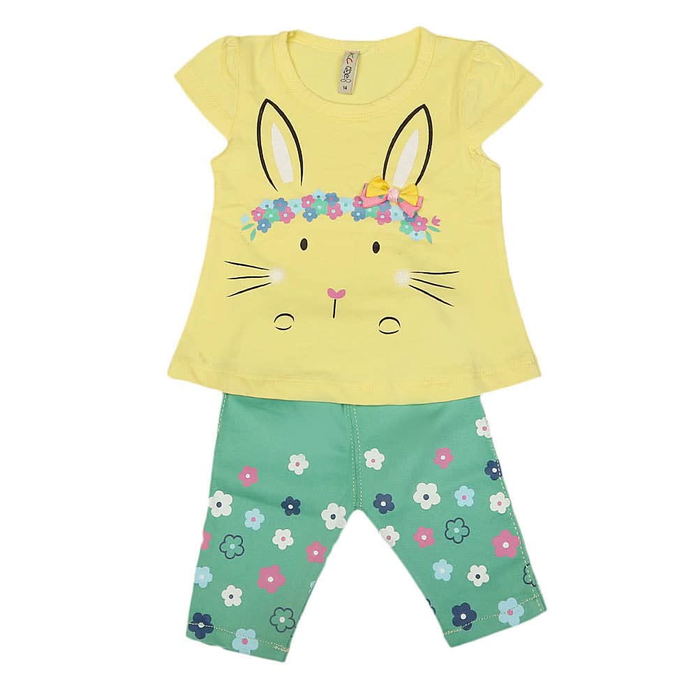 Girls Lycra Suit - Yellow, Kids, Girls Sets And Suits, Chase Value, Chase Value