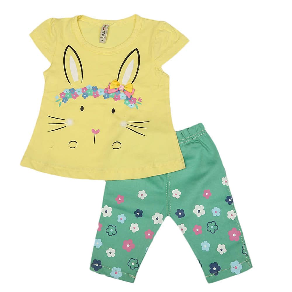 Girls Lycra Suit - Yellow, Kids, Girls Sets And Suits, Chase Value, Chase Value