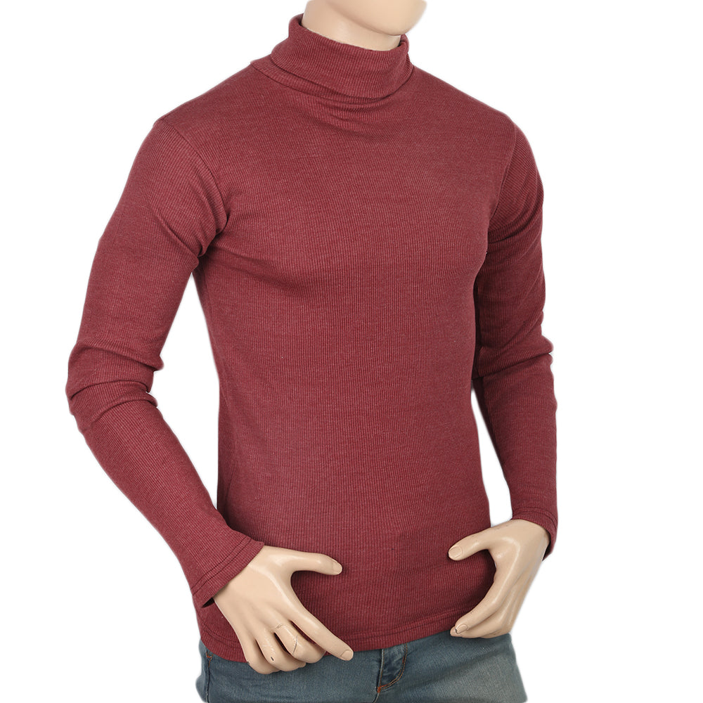 Men's Full Sleeves High Neck - Light Maroon, Men, Sweater and Sweat Shirts, Chase Value, Chase Value