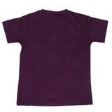 Boys Round Neck Half Sleeves T-Shirt - Purple, Kids, Boys T-Shirts, Chase Value, Chase Value