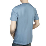 Men's Half Sleeves Round Neck T-Shirt - Blue, Men, T-Shirts And Polos, Chase Value, Chase Value