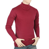 Men's Full Sleeves High Neck - Maroon, Men, Sweater and Sweat Shirts, Chase Value, Chase Value
