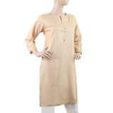 Women's Khaddar Kurti - A - Fawn, Women, Ready Kurtis, Chase Value, Chase Value