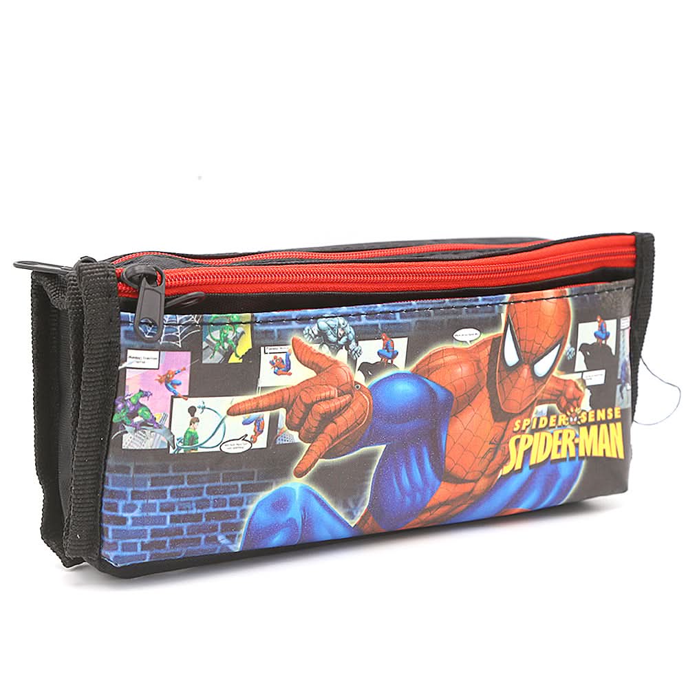Spider-Man Pencil Pouch - Black, Kids, Pencil Boxes And Stationery Sets, Chase Value, Chase Value