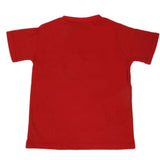 Boys Round Neck Half Sleeves T-Shirt - Maroon, Kids, Boys T-Shirts, Chase Value, Chase Value