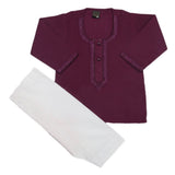 Newborn Boys Shalwar Suit - Purple, Kids, Newborn Boys Shalwar Suits, Chase Value, Chase Value