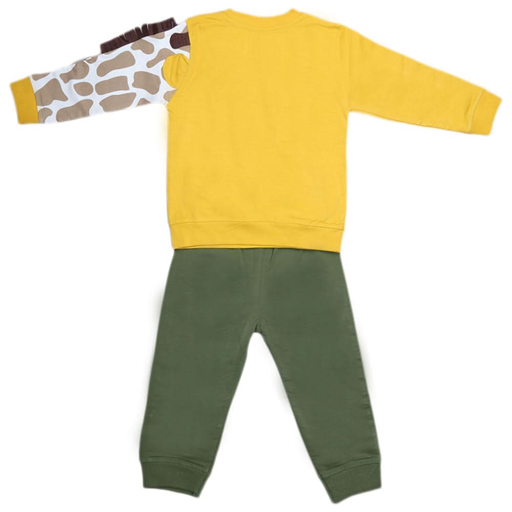 Boys Full Sleeves 2 Pcs Suit - Yellow, Kids, Boys Sets And Suits, Chase Value, Chase Value