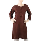 Women Khaddar Kurti - A - Brown, Women, Ready Kurtis, Chase Value, Chase Value