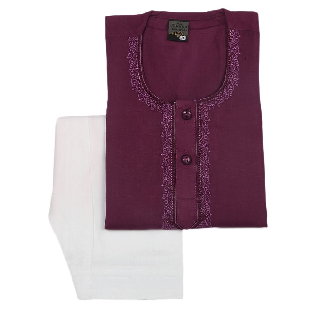 Newborn Boys Shalwar Suit - Purple, Kids, Newborn Boys Shalwar Suits, Chase Value, Chase Value