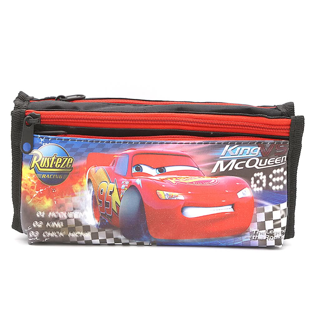 Cars Pencil Pouch - Black, Kids, Pencil Boxes And Stationery Sets, Chase Value, Chase Value