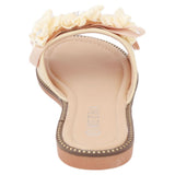 Girls Fancy Slippers 007 - Beige, Kids, Girls Slippers, Chase Value, Chase Value