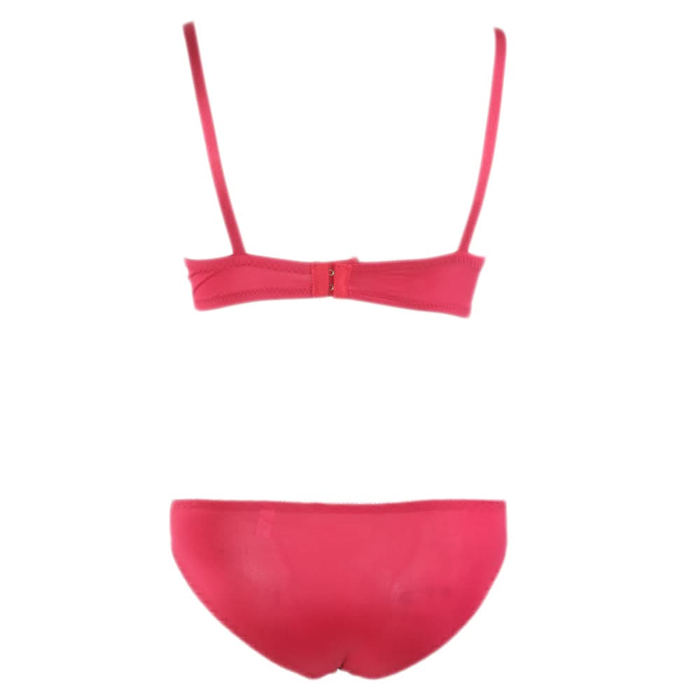 Women's Foam Bra & Panty Set - Dark Pink, Women, Bra And Panty Sets, Chase Value, Chase Value